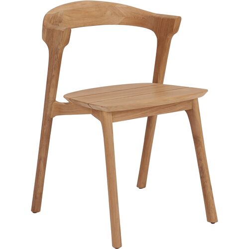 Bok Outdoor Teak Dining Chair, Nautral 1 Bok Outdoor Teak Dining Chair, Nautral