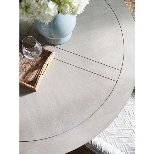 Malibu Topanga 54" Round Dining Table, Warm Taupe 4 Malibu Topanga 54" Round Dining Table, Warm Taupe