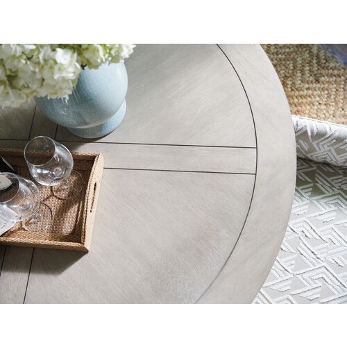 Malibu Topanga 54" Round Dining Table, Warm Taupe 5 Malibu Topanga 54" Round Dining Table, Warm Taupe