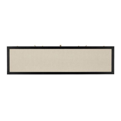 Deanna Raffia Credenza, Ivory/Black 5 Deanna Raffia Credenza, Ivory/Black