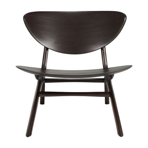 Eye Lounge Chair, Mahogany Dark Brown 2 Eye Lounge Chair, Mahogany Dark Brown
