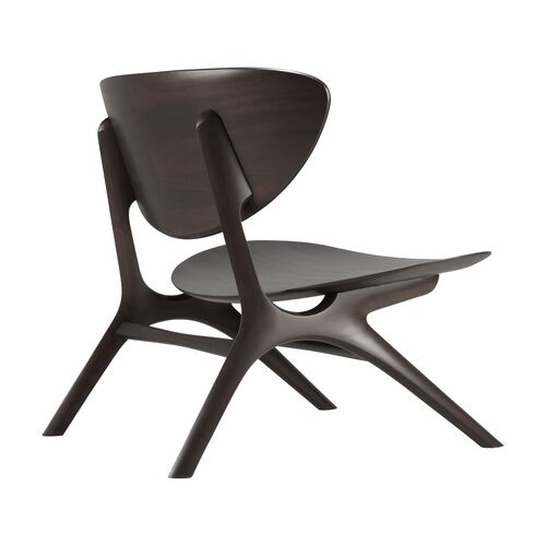 Eye Lounge Chair, Mahogany Dark Brown 4 Eye Lounge Chair, Mahogany Dark Brown