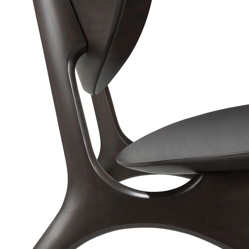 Eye Lounge Chair, Mahogany Dark Brown 6 Eye Lounge Chair, Mahogany Dark Brown