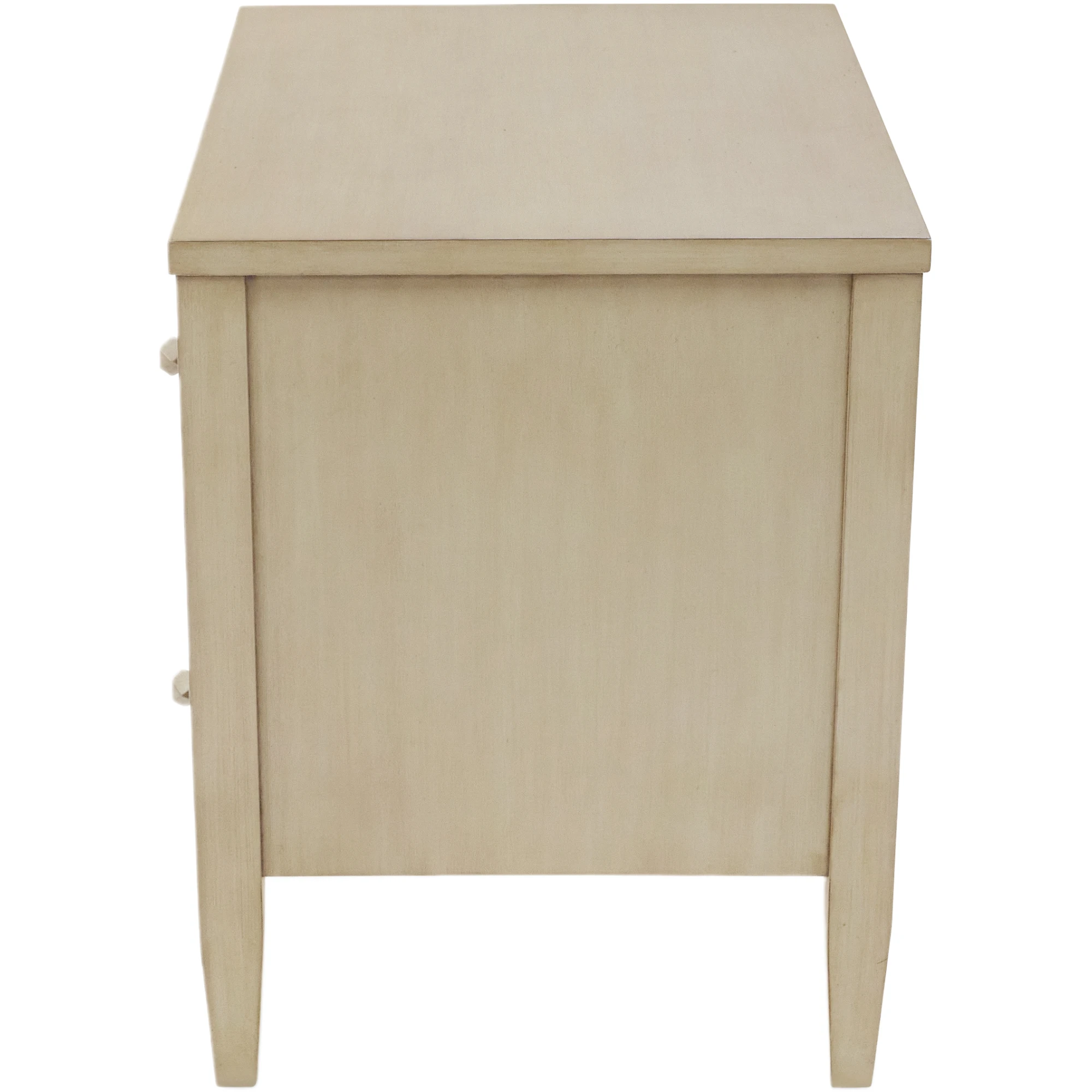 Scallop Chest, Gray Mahogany 4 Scallop Chest, Gray Mahogany
