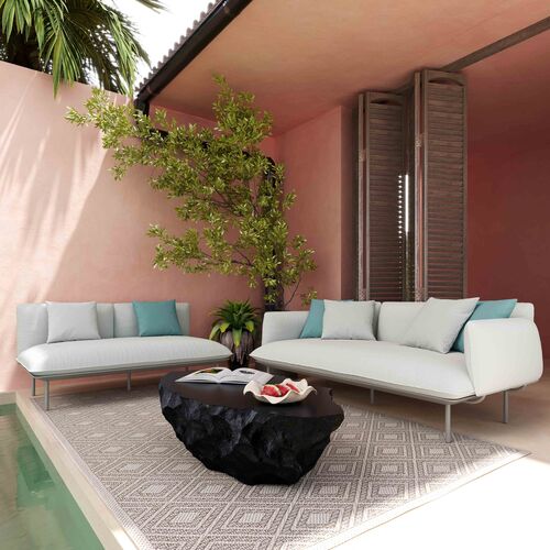 Arabella Outdoor Sofa, Light Grey 2 Arabella Outdoor Sofa, Light Grey