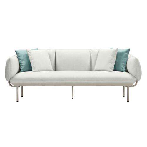 Arabella Outdoor Sofa, Light Grey 3 Arabella Outdoor Sofa, Light Grey