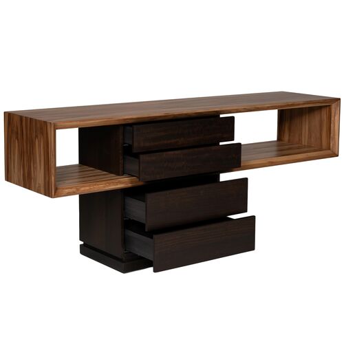 Mandie Console, Smoked Eucalyptus/Redgum 2 Mandie Console, Smoked Eucalyptus/Redgum