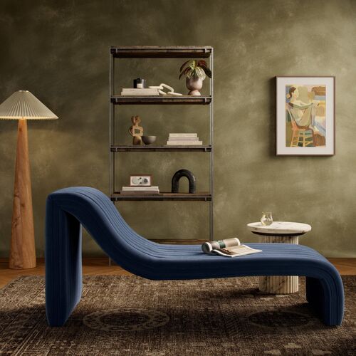 Vivian Velvet Chaise Lounge 2 Vivian Velvet Chaise Lounge