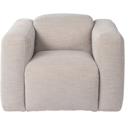 Jovi Power Recliner Accent Chair, Laken Stone 3 Jovi Power Recliner Accent Chair, Laken Stone