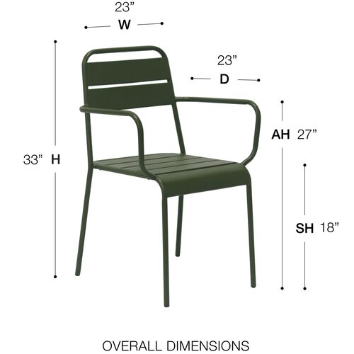 S/2 Terrafirma Outdoor Steel Armchairs 11 S/2 Terrafirma Outdoor Steel Armchairs