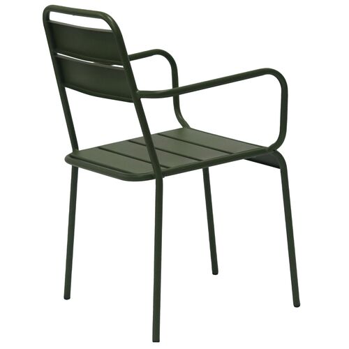 S/2 Terrafirma Outdoor Steel Armchairs 5 S/2 Terrafirma Outdoor Steel Armchairs