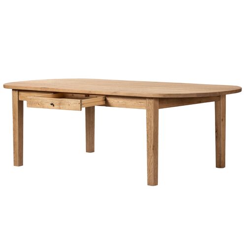 Megan Oval Dining Table, Worn Oak 11 Megan Oval Dining Table, Worn Oak