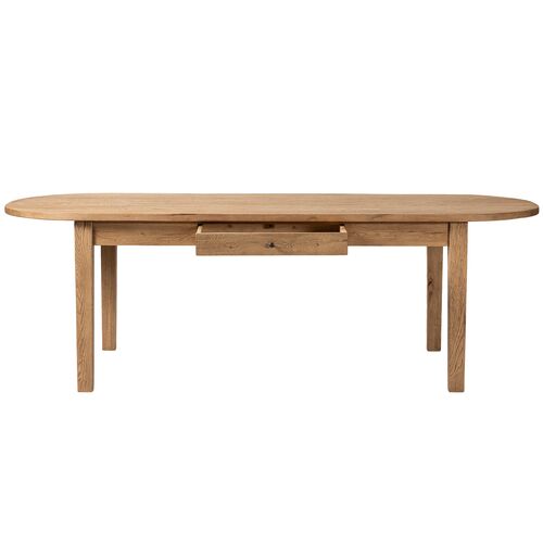 Megan Oval Dining Table, Worn Oak 5 Megan Oval Dining Table, Worn Oak