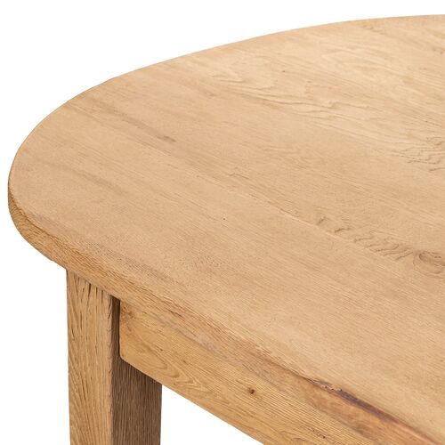 Megan Oval Dining Table, Worn Oak 6 Megan Oval Dining Table, Worn Oak