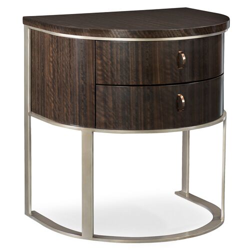 Moderne Nightstand, Aged Bourbon 1 Moderne Nightstand, Aged Bourbon