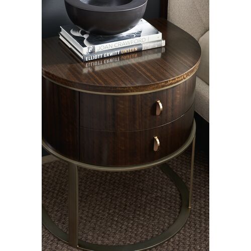 Moderne Nightstand, Aged Bourbon 3 Moderne Nightstand, Aged Bourbon