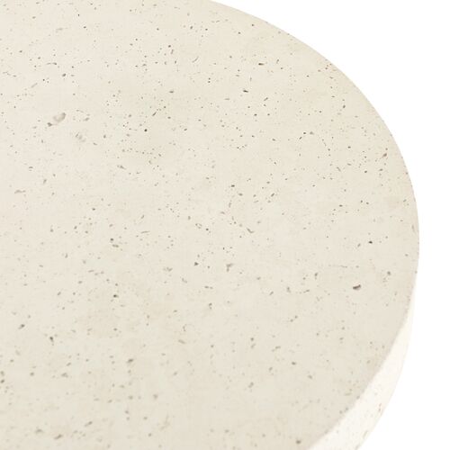 Otis Outdoor End Table, White Concrete 6 Otis Outdoor End Table, White Concrete
