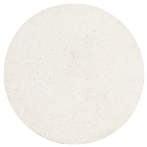 Otis Outdoor End Table, White Concrete 8 Otis Outdoor End Table, White Concrete