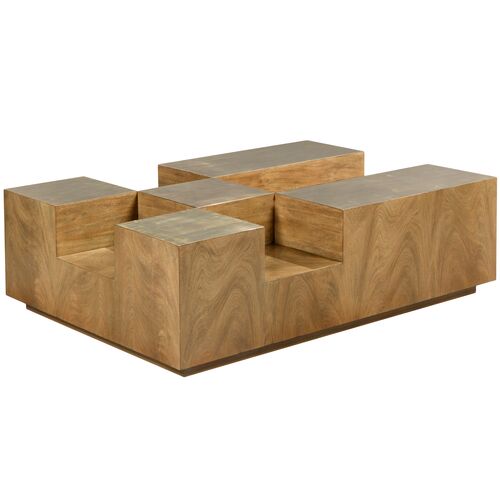 Plateau Cocktail Table, Almond 1 Plateau Cocktail Table, Almond