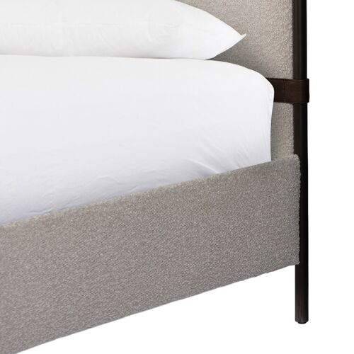 Winslow Boucle Canopy Bed 7 Winslow Boucle Canopy Bed