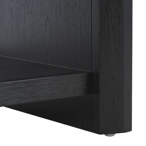 Darnell 1-Drawer Nightstand, Black 5 Darnell 1-Drawer Nightstand, Black