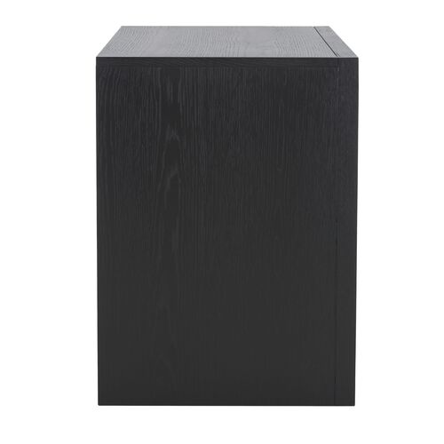 Darnell 1-Drawer Nightstand, Black 7 Darnell 1-Drawer Nightstand, Black