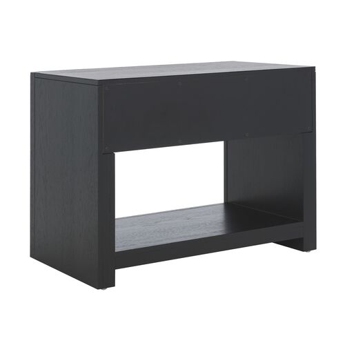 Darnell 1-Drawer Nightstand, Black 8 Darnell 1-Drawer Nightstand, Black