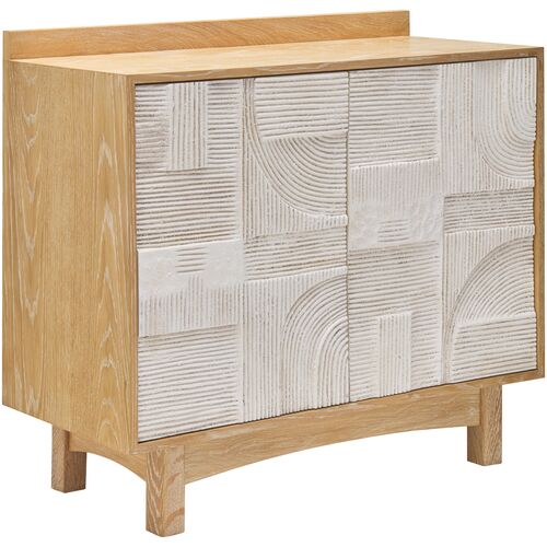Yesela Oak Cabinet, Natural/White 3 Yesela Oak Cabinet, Natural/White
