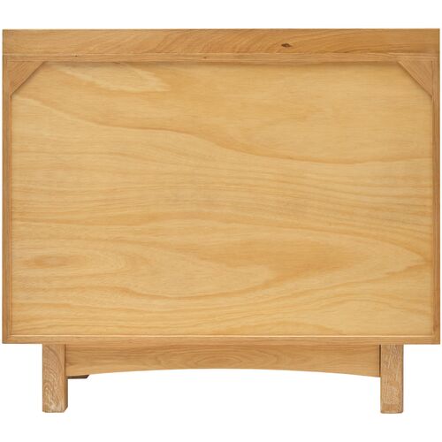 Yesela Oak Cabinet, Natural/White 4 Yesela Oak Cabinet, Natural/White