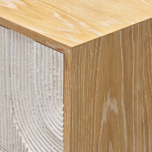 Yesela Oak Cabinet, Natural/White 5 Yesela Oak Cabinet, Natural/White