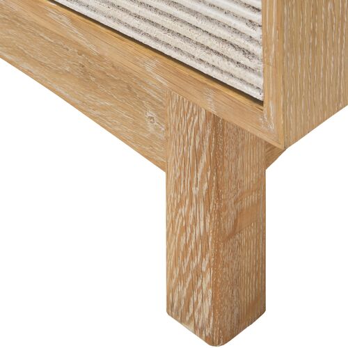 Yesela Oak Cabinet, Natural/White 6 Yesela Oak Cabinet, Natural/White