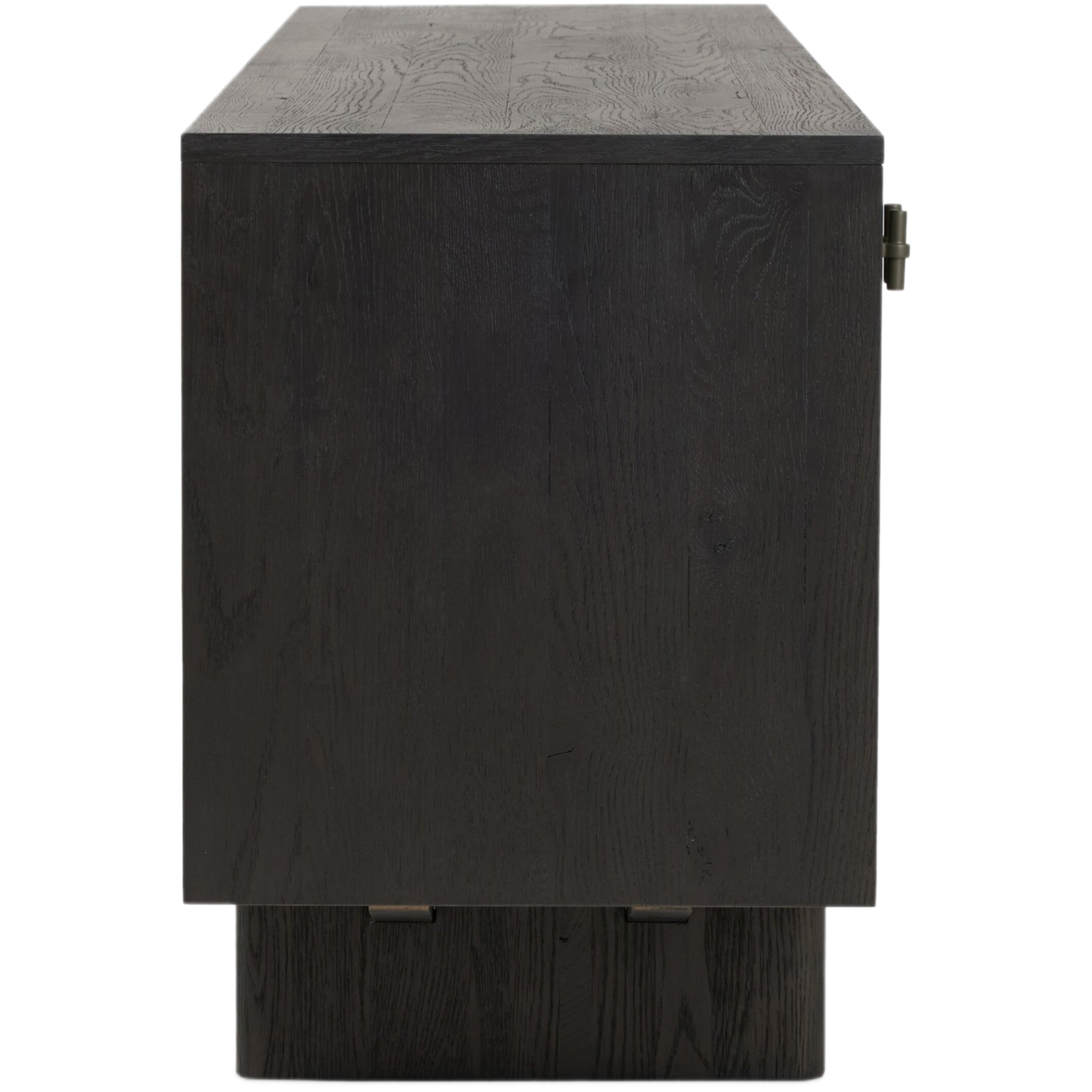 Scarlett 6-Door Media Console, Worn Black Oak 6 Scarlett 6-Door Media Console, Worn Black Oak