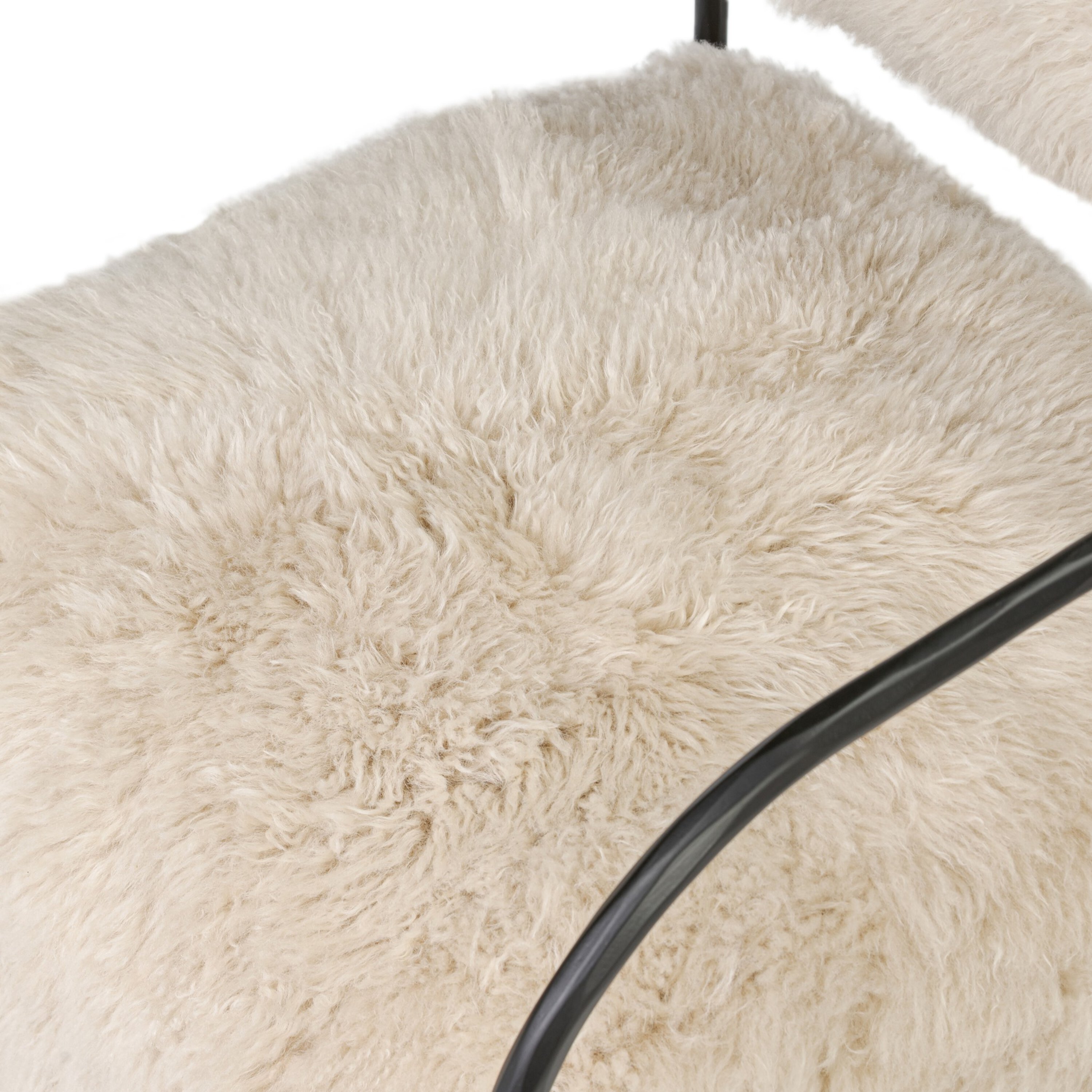 Vessira Chair, Champagne Mongolian Fur 9 Vessira Chair, Champagne Mongolian Fur