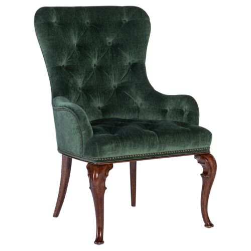 Charleston Chenile Host Chair, Maraschino Cherry 1 Charleston Chenile Host Chair, Maraschino Cherry