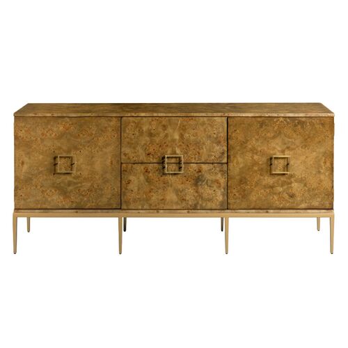 Teagan Cabinet, Burl/Bronze 1 Teagan Cabinet, Burl/Bronze