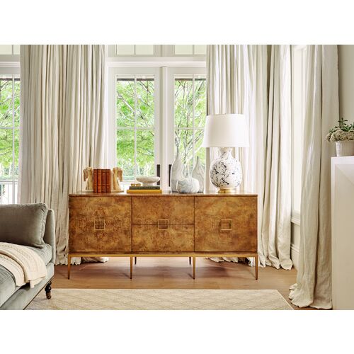 Teagan Cabinet, Burl/Bronze 2 Teagan Cabinet, Burl/Bronze