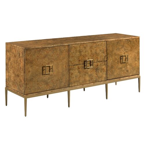 Teagan Cabinet, Burl/Bronze 4 Teagan Cabinet, Burl/Bronze