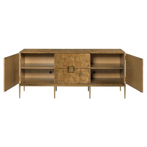 Teagan Cabinet, Burl/Bronze 5 Teagan Cabinet, Burl/Bronze