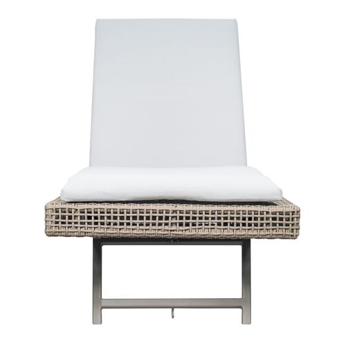 S/2 Chip Outdoor Chaises, Light Gray Rope 2 S/2 Chip Outdoor Chaises, Light Gray Rope