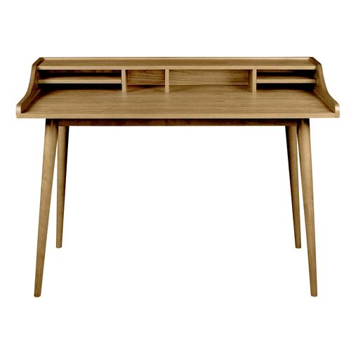 Reginald Desk, White Oak Veneer 1 Reginald Desk, White Oak Veneer