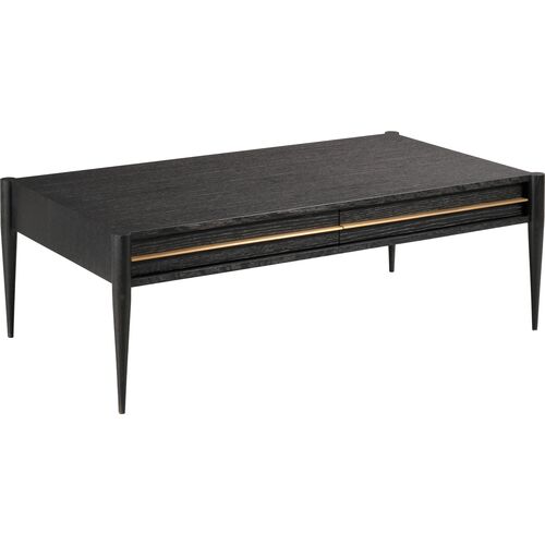 Archer Coffee Table, Slate/Brass 1 Archer Coffee Table, Slate/Brass