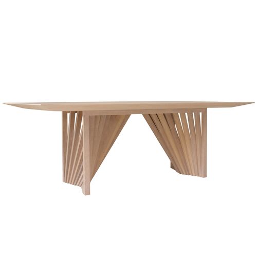 Bexley Wood Top Dining Table, Nevoa 1 Bexley Wood Top Dining Table, Nevoa