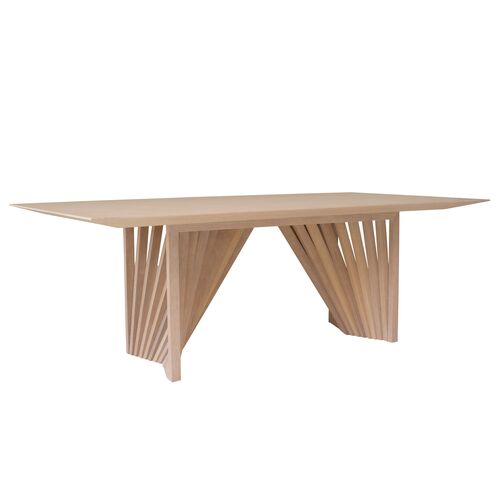 Bexley Wood Top Dining Table, Nevoa 5 Bexley Wood Top Dining Table, Nevoa