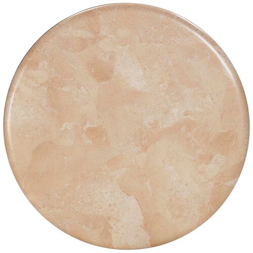 Emerson Faux Marble Side Table, Rose 4 Emerson Faux Marble Side Table, Rose