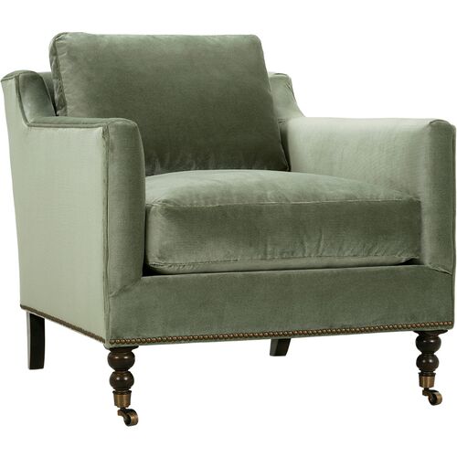 Margot Velvet Accent Chair
