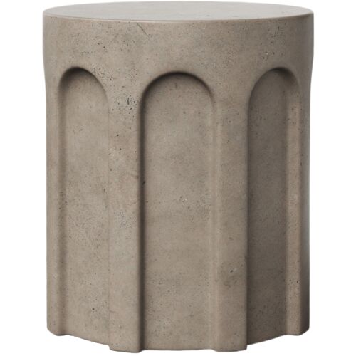 Aziel Indoor/Outdoor Concrete Stool