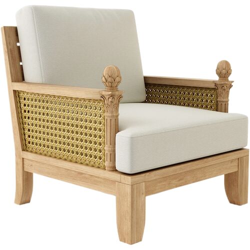 Maranti Outdoor Teak Armchair, Sunbrella 1 Maranti Outdoor Teak Armchair, Sunbrella