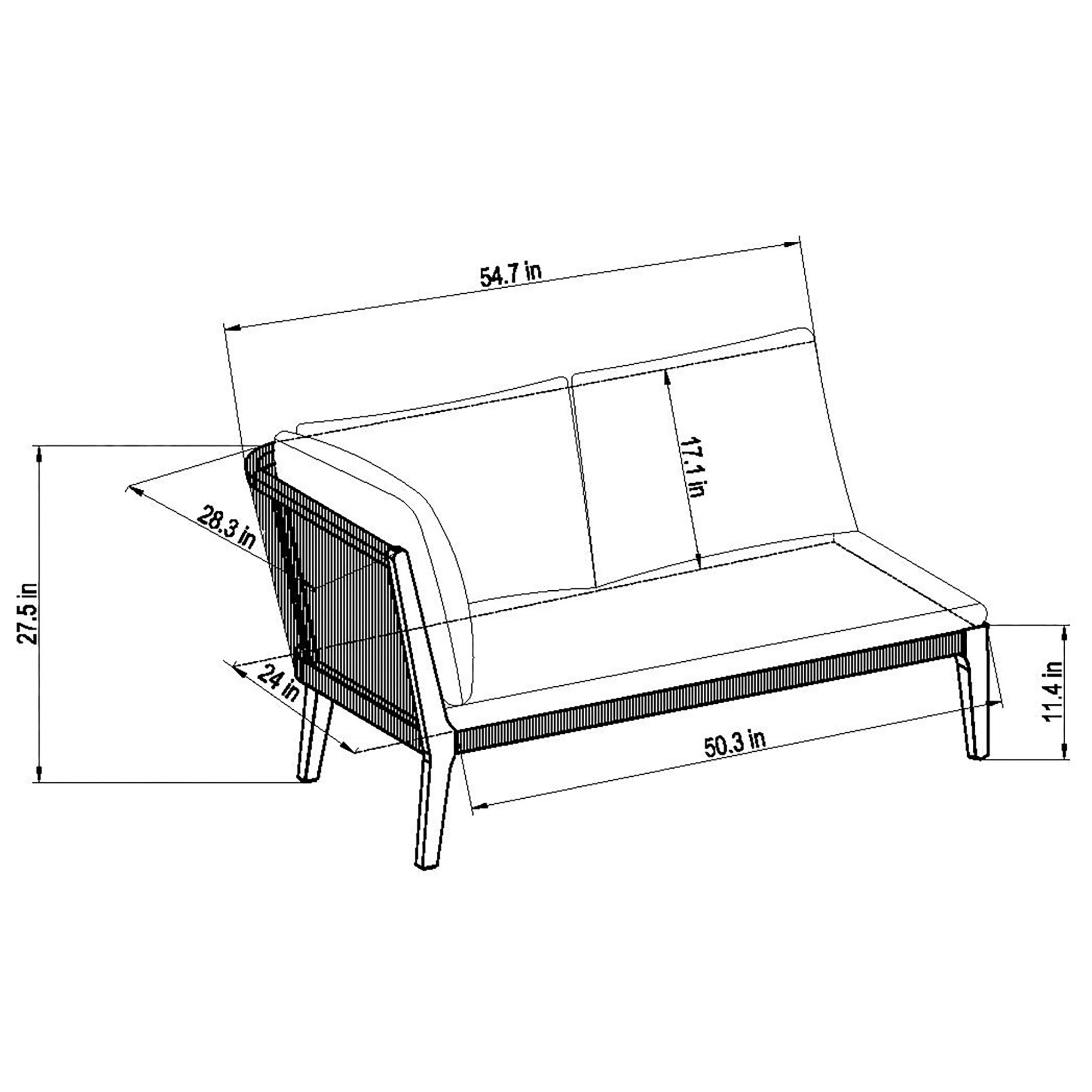 Islay 5-Pc Outdoor Eucalyptus Lounge Set, Gray/Natural 7 Islay 5-Pc Outdoor Eucalyptus Lounge Set, Gray/Natural
