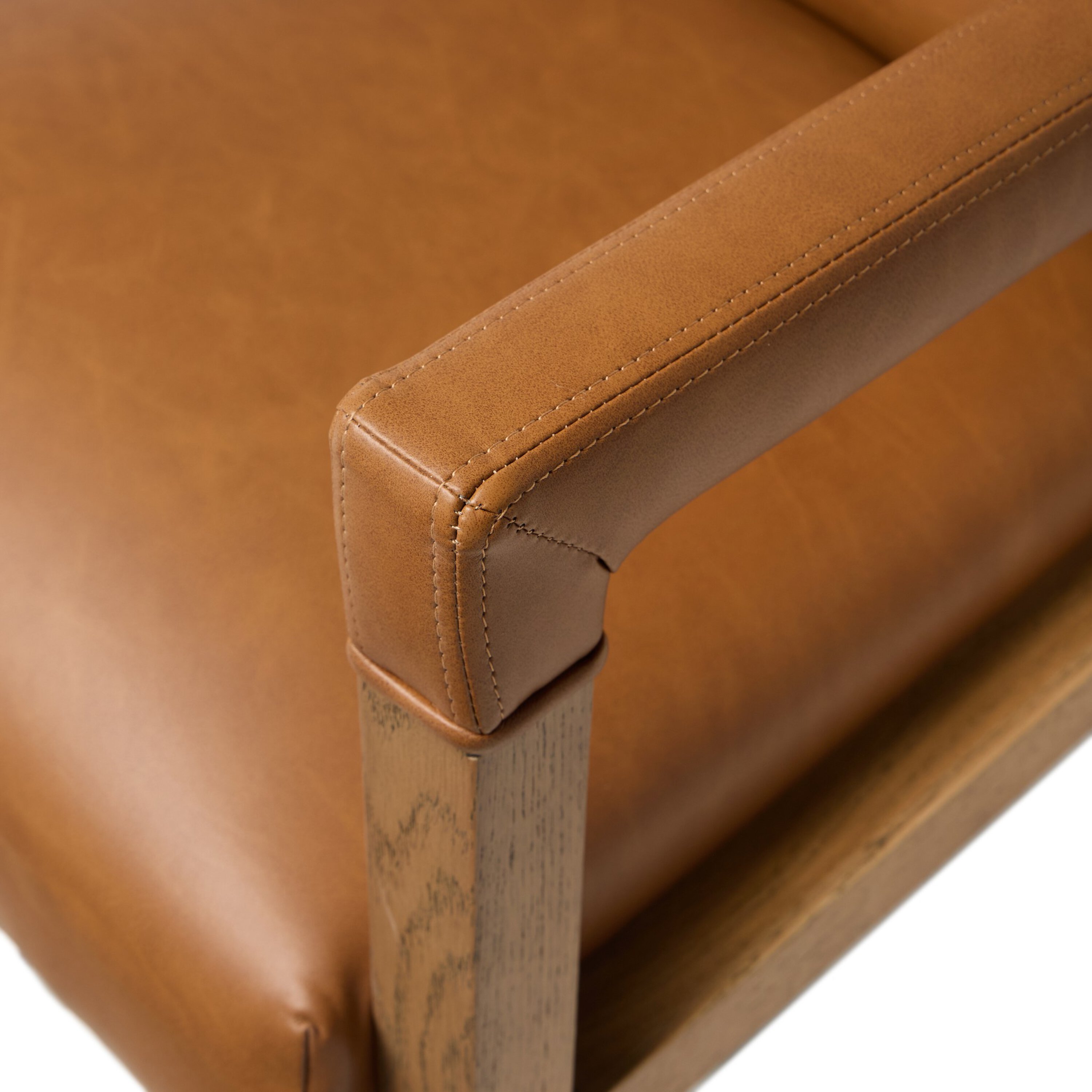 Fairlee Leather Desk Chair, Sierra Butterscotch 3 Fairlee Leather Desk Chair, Sierra Butterscotch