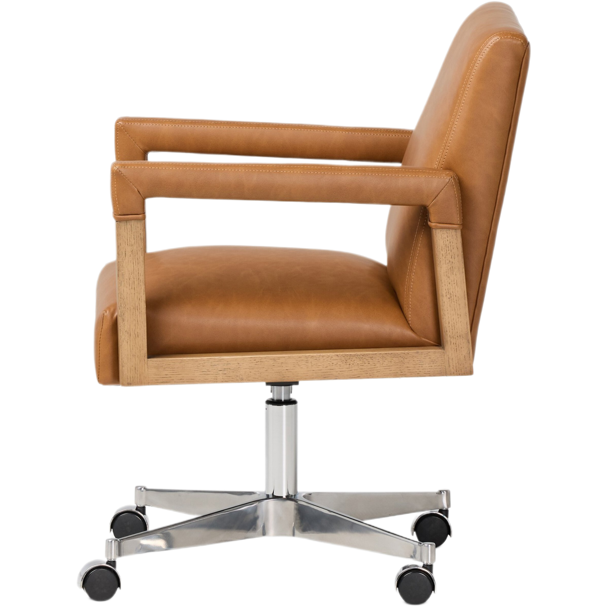 Fairlee Leather Desk Chair, Sierra Butterscotch 5 Fairlee Leather Desk Chair, Sierra Butterscotch